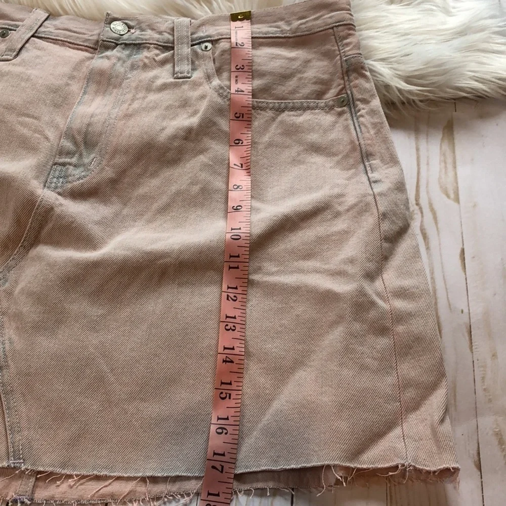 Madewell Rigid Denim A-Line skirt size 32 NWT